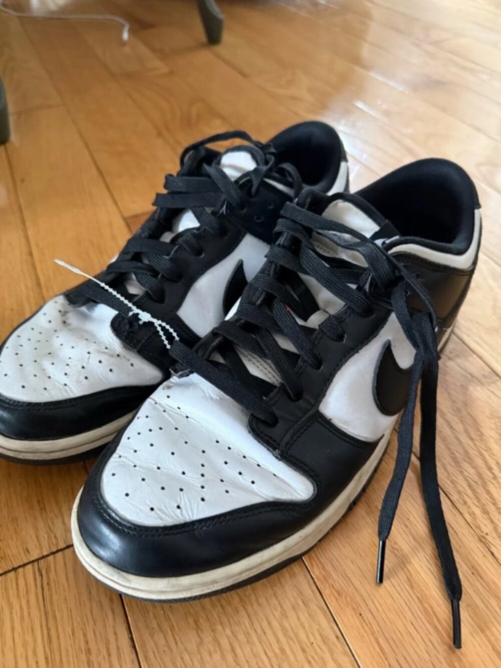 Nike Dunk Low Black & White Sneakers | Men's Size 10
